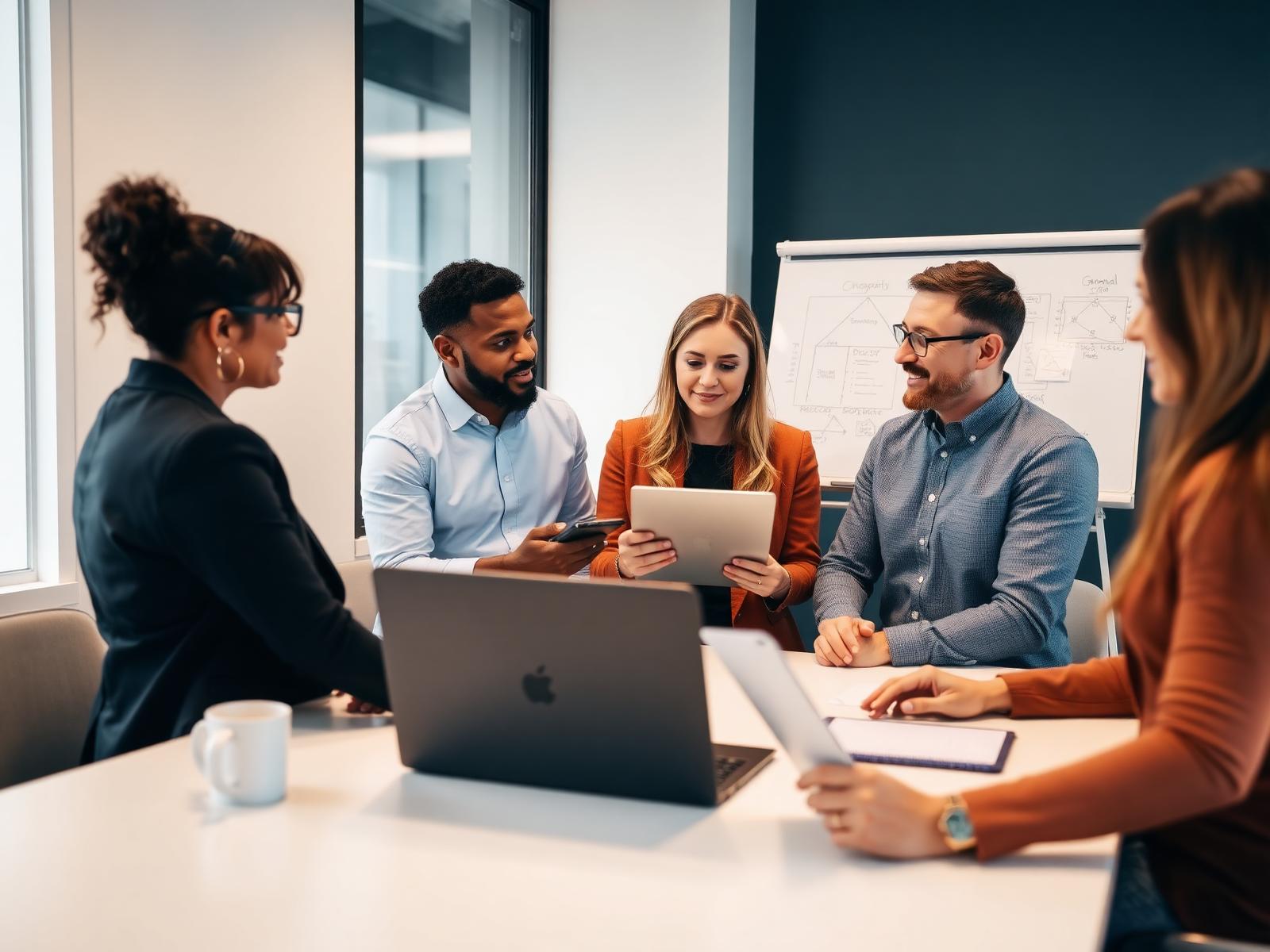 Sessão de coaching e transformação digital numa PME