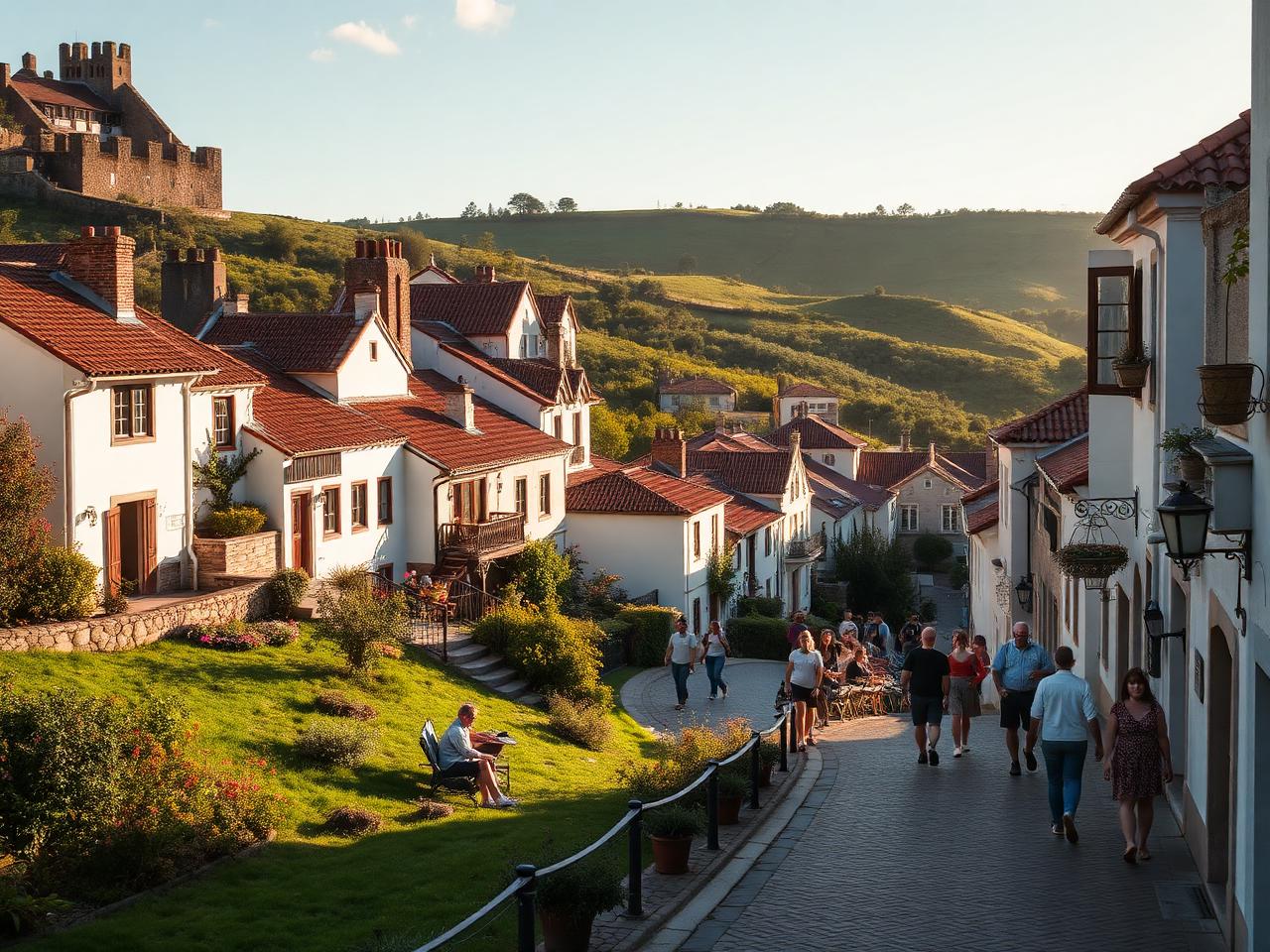 Aldeia portuguesa revitalizada com projetos turísticos sustentáveis